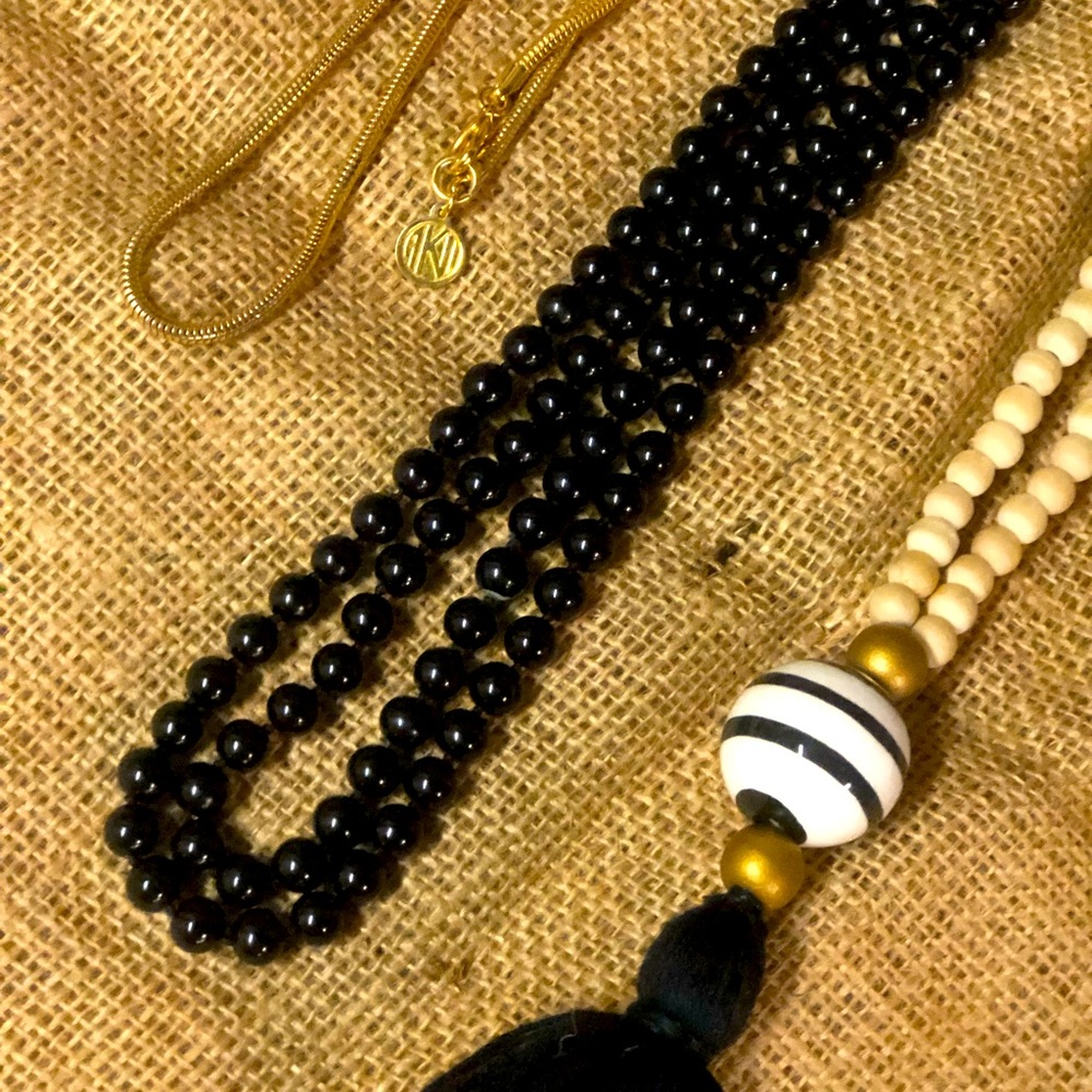 Trio of Layering Necklaces Anne Klein Snake Chain